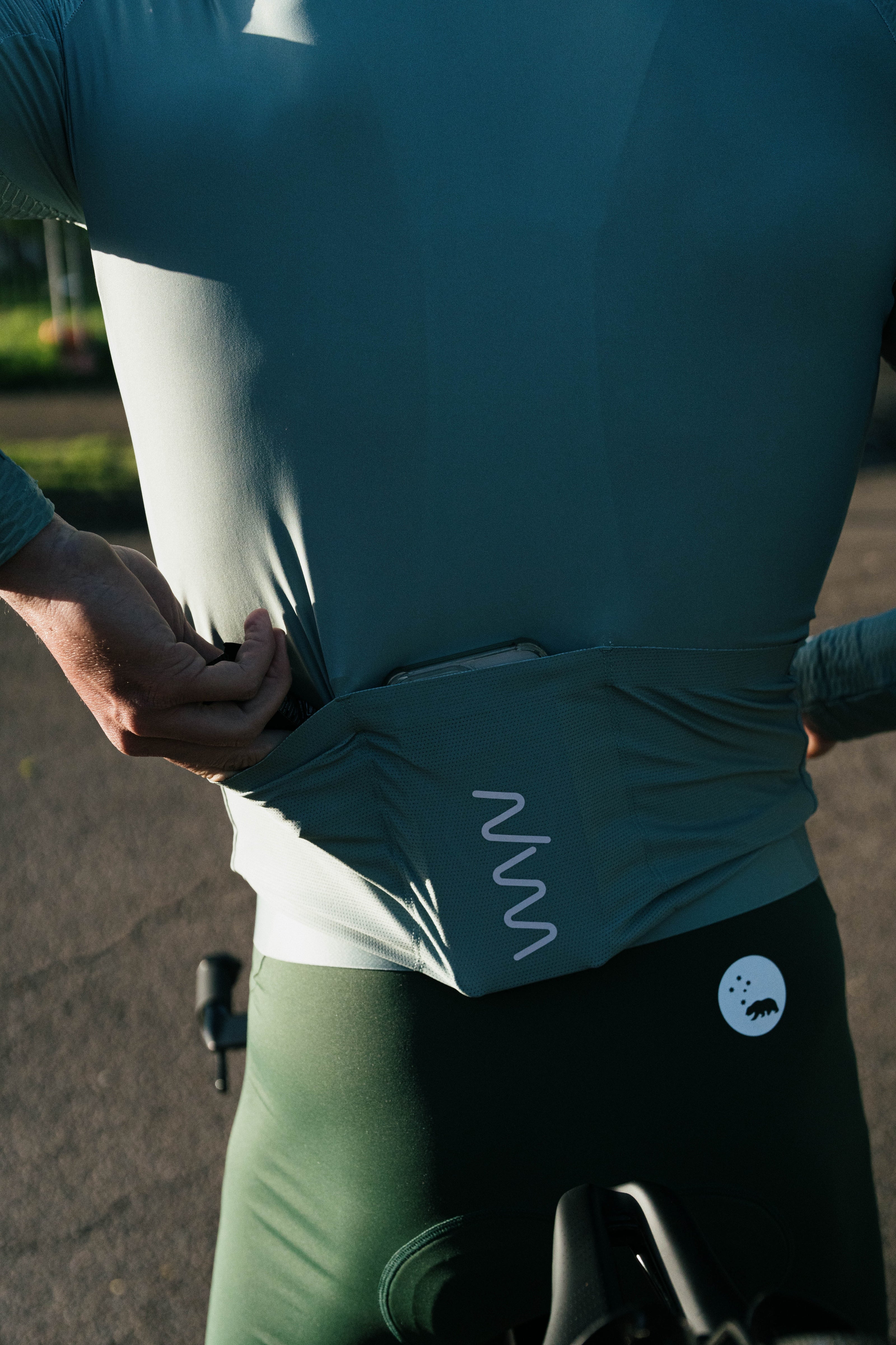 Men's Training Day Long Sleeve Jersey - Sage Green