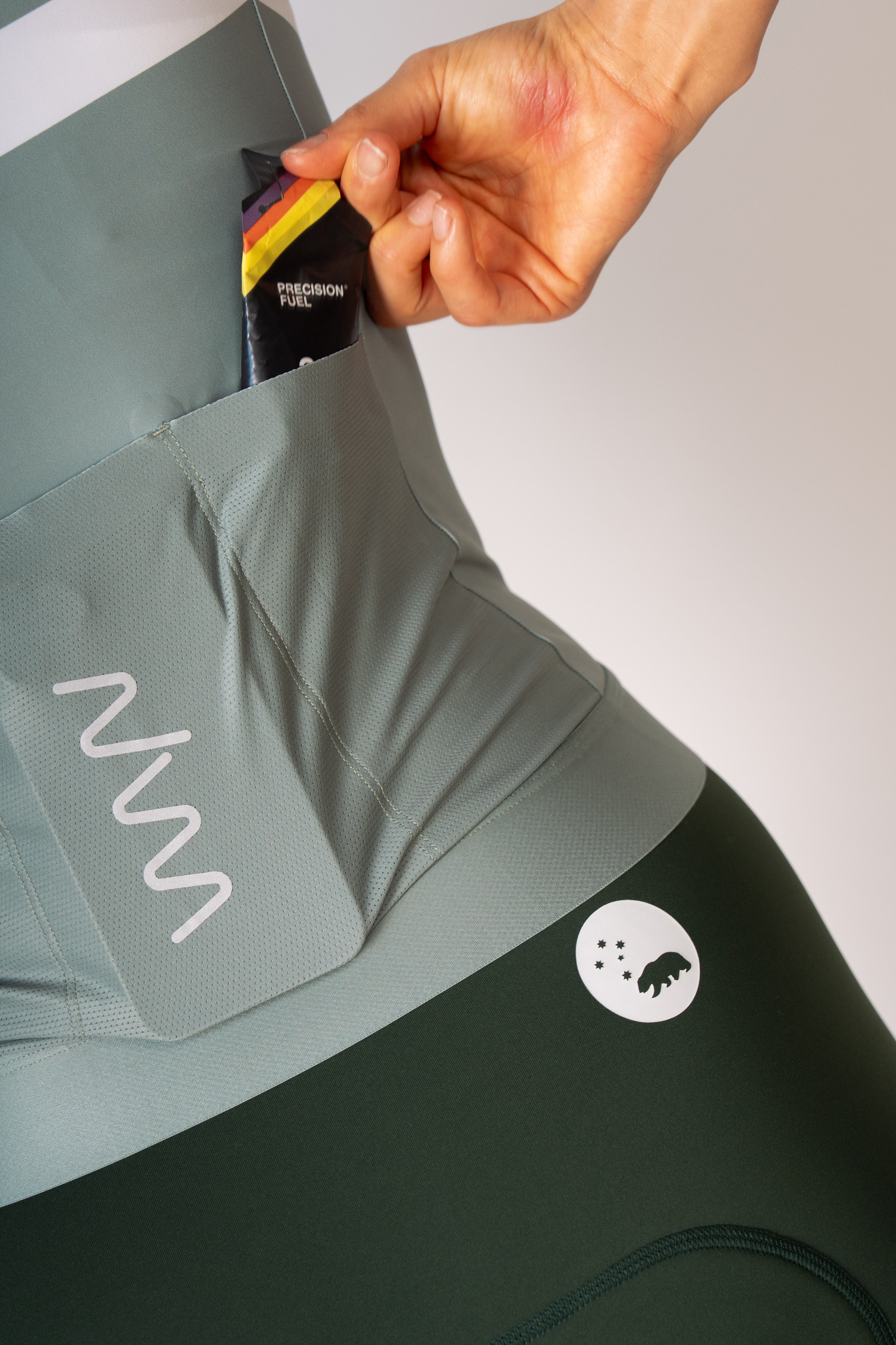 Women's Training Day Cycling Jersey - Sage Green/Ivory