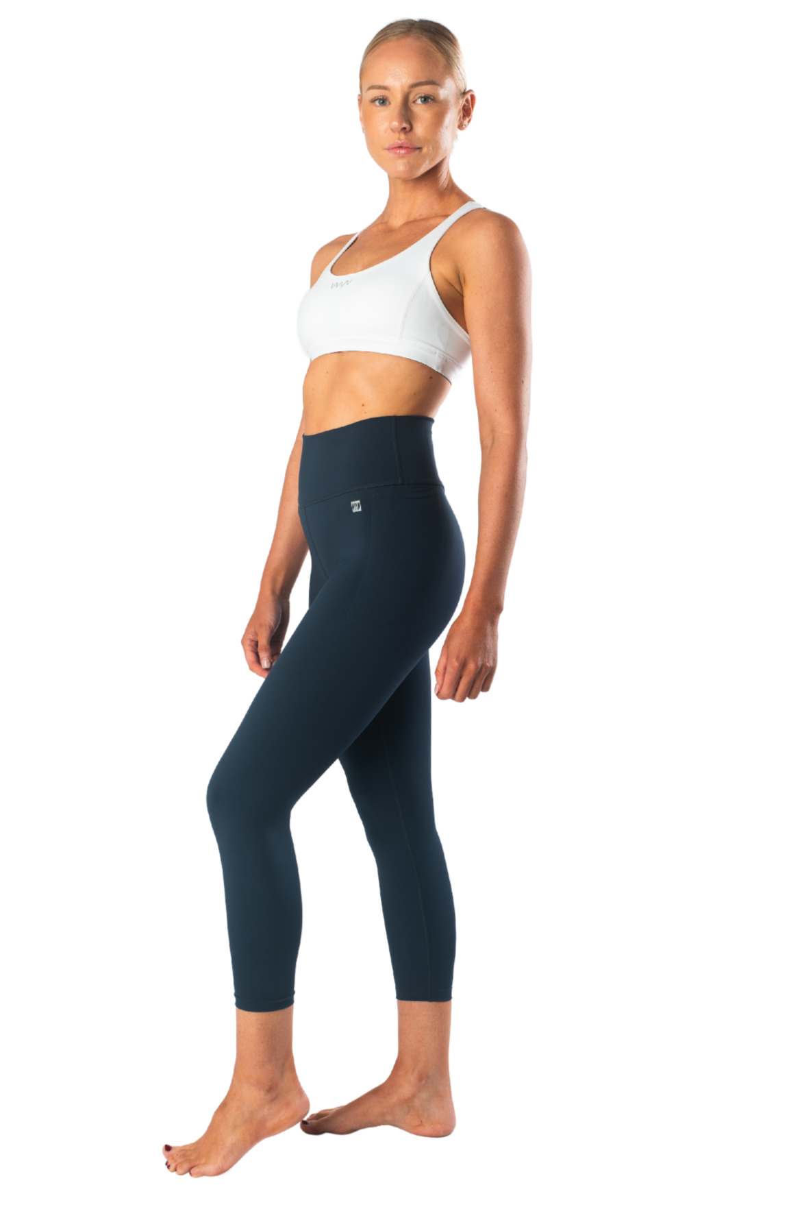 Women's Flow And Go 7/8 Tights - Navy