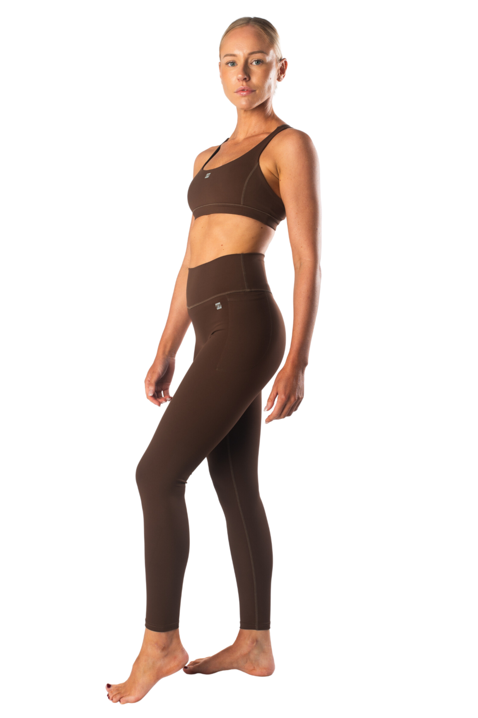 Women's Flow & Go Full Length Legging - Cocoa