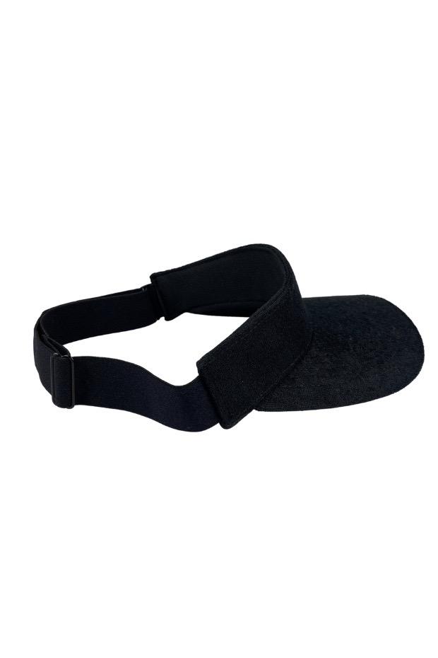 WYN by MALO terry visor - black
