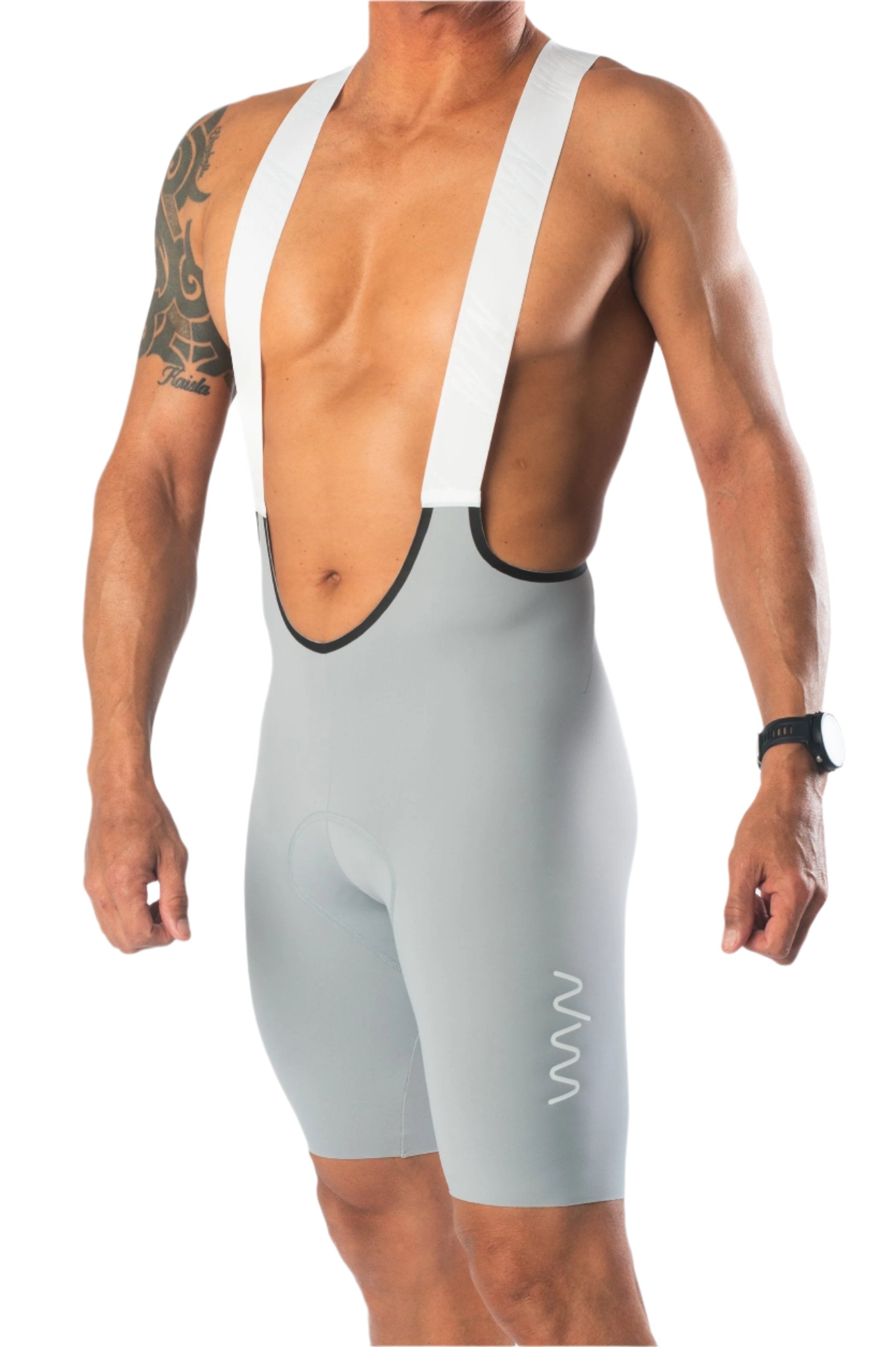 Men's Velocity 3.0 Cycling Bib Shorts - Platinum