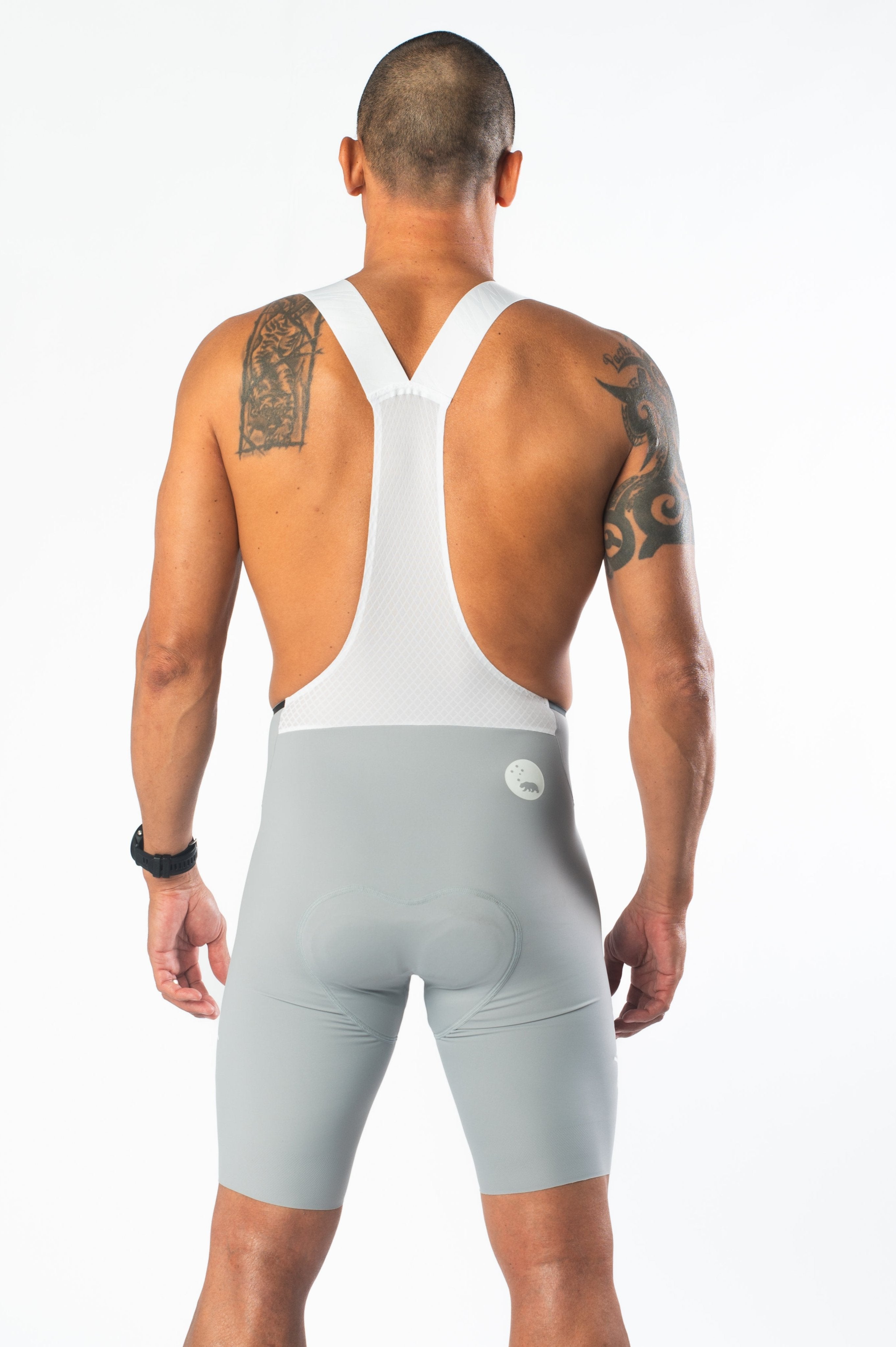 Men's Velocity 3.0 Cycling Bib Shorts - Platinum