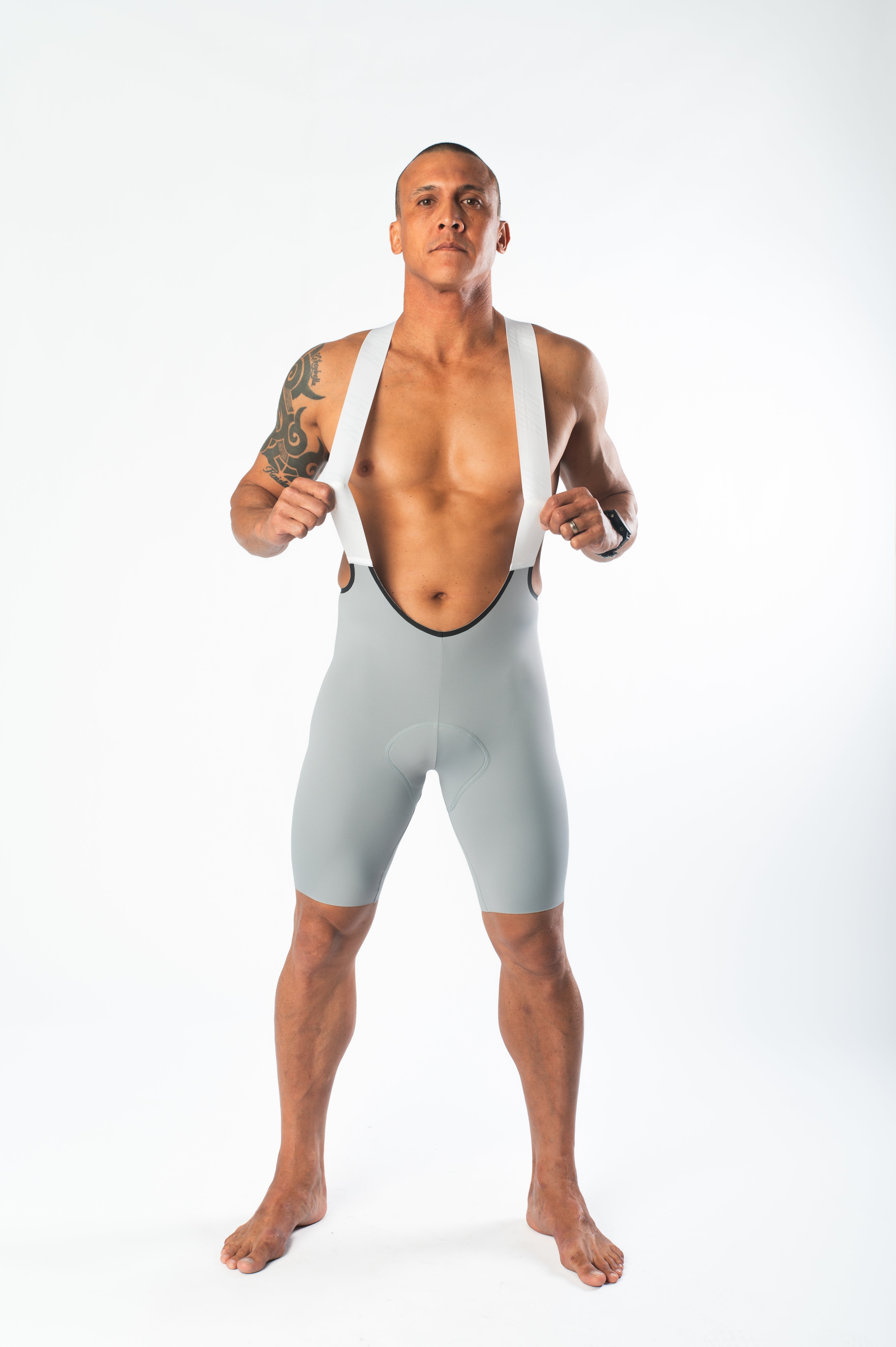 Men's Velocity 3.0 Cycling Bib Shorts - Platinum