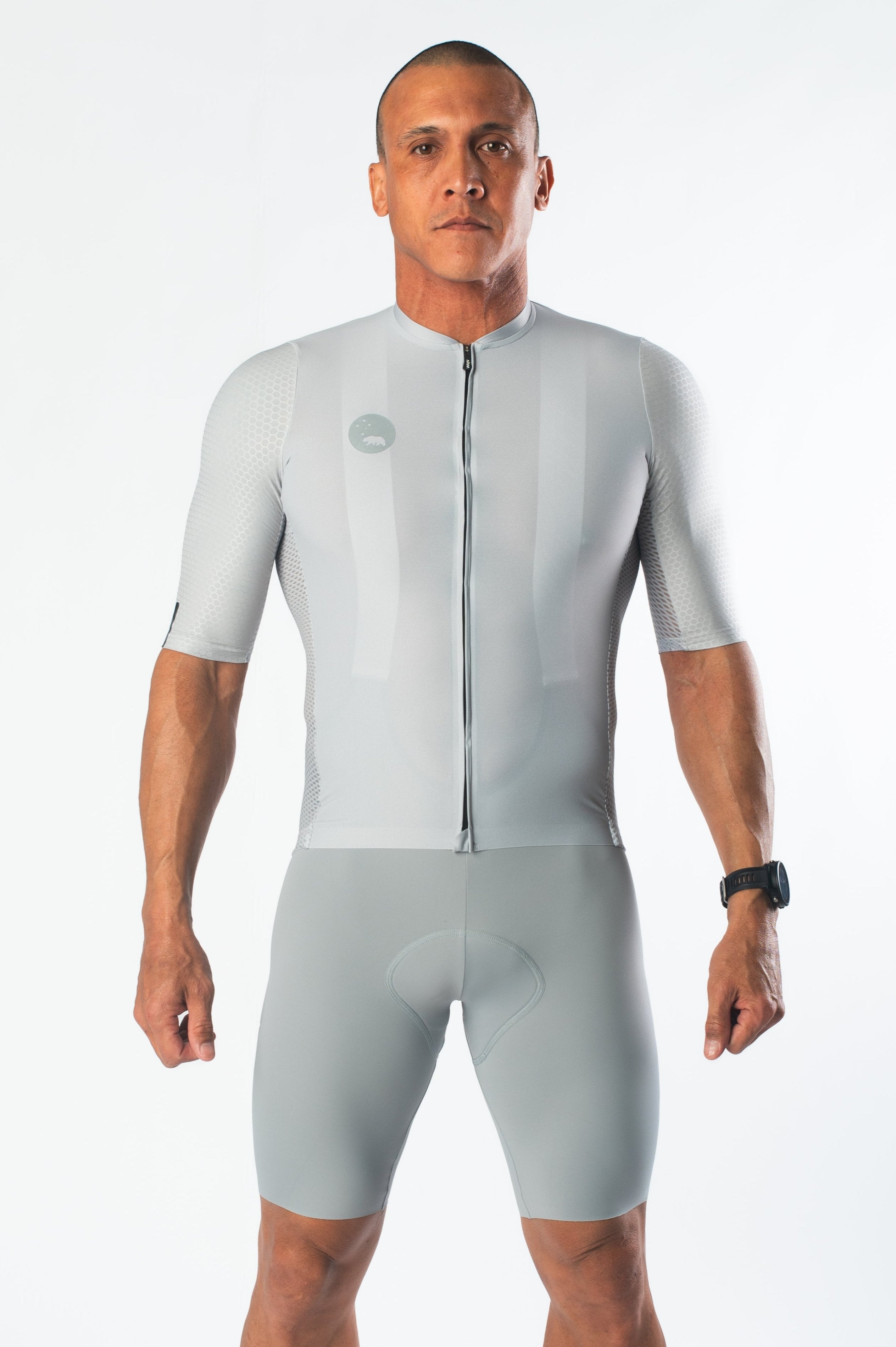 Men's Velocity 3.0 Cycling Bib Shorts - Platinum