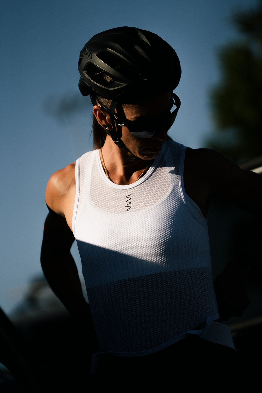 Women's Sleeveless Base Layer Evo - White