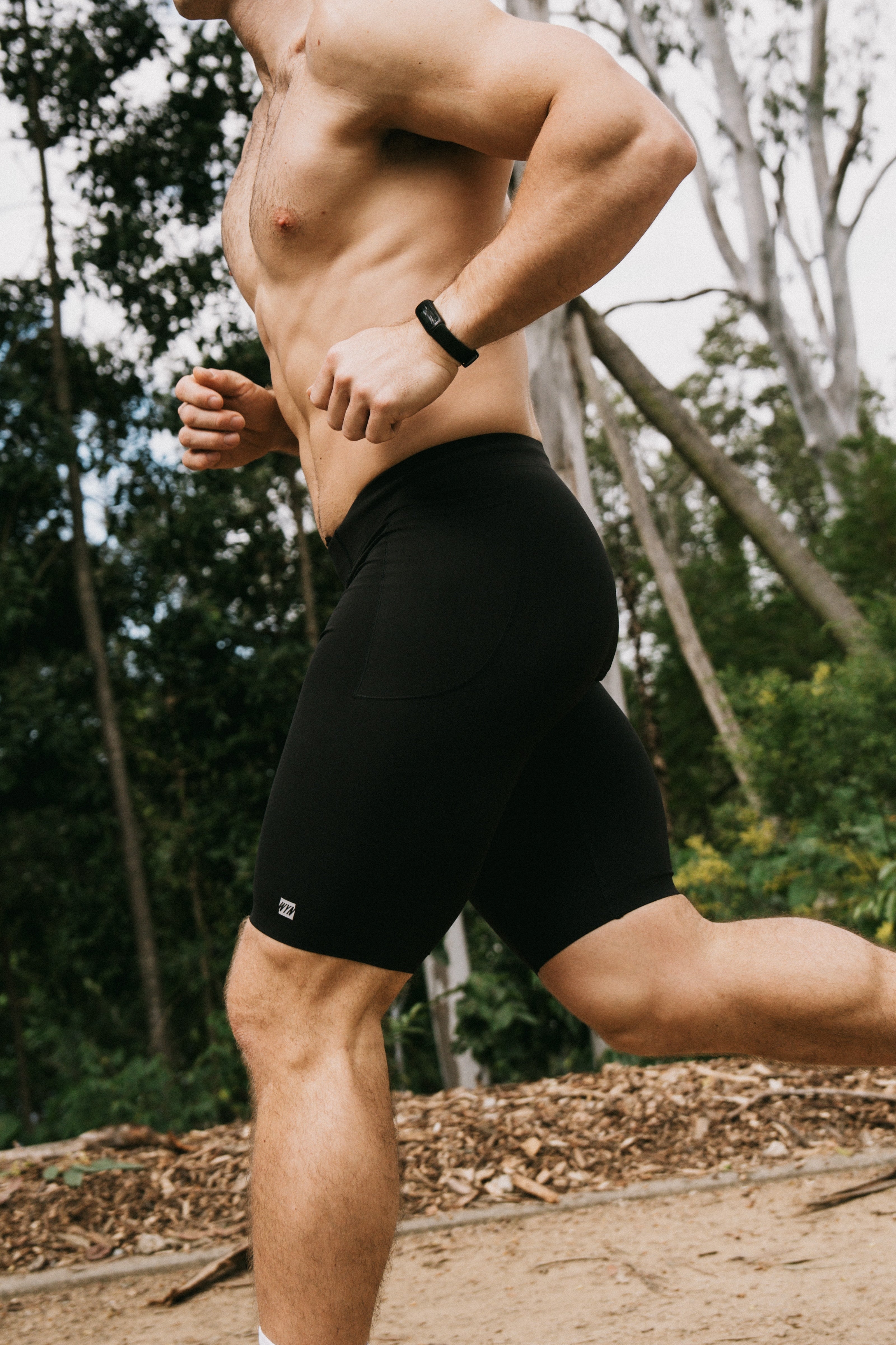 Men's Race Half Tights - Black