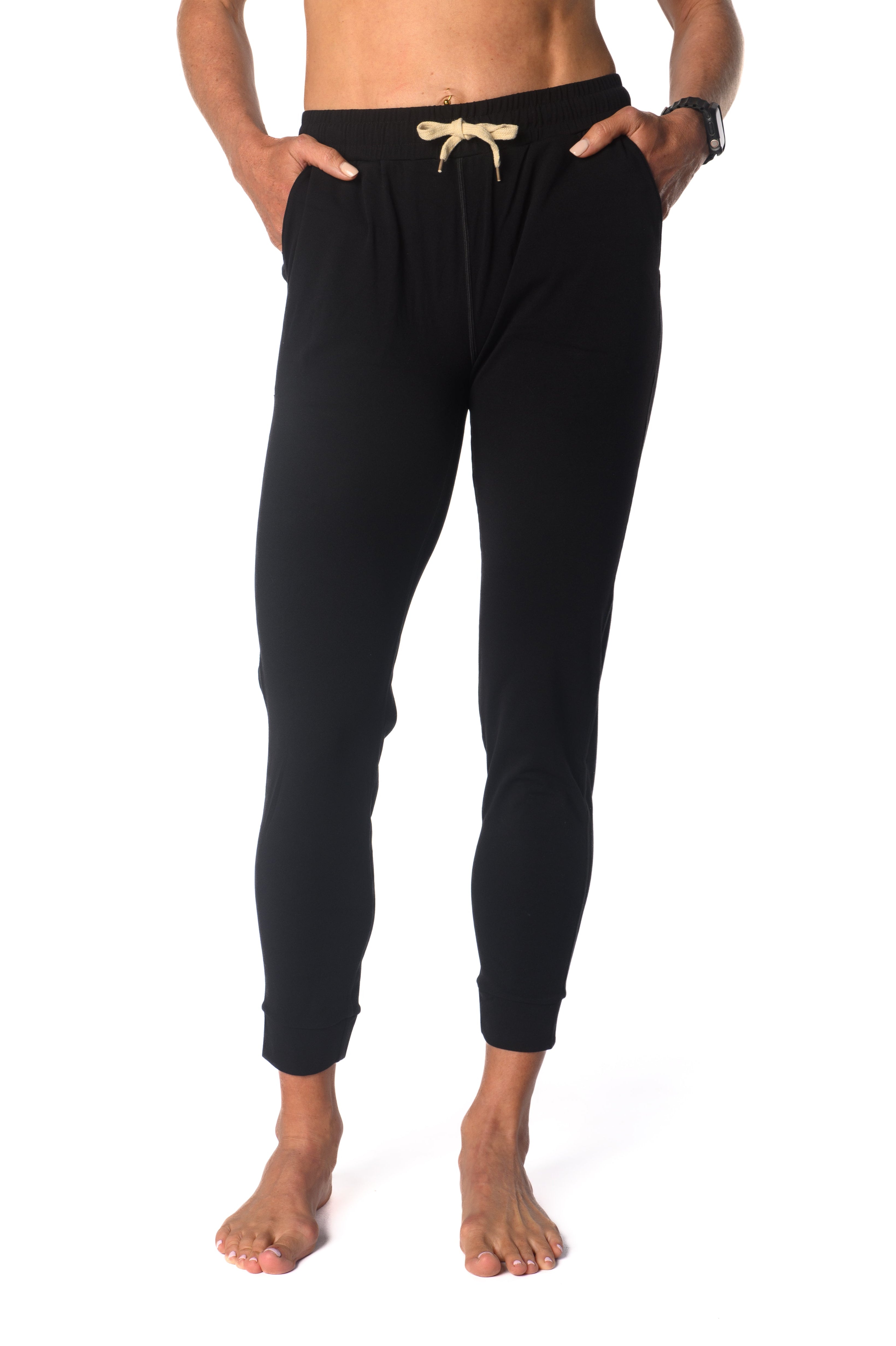 WYN Women's Full-Length Jogger 28" - Black