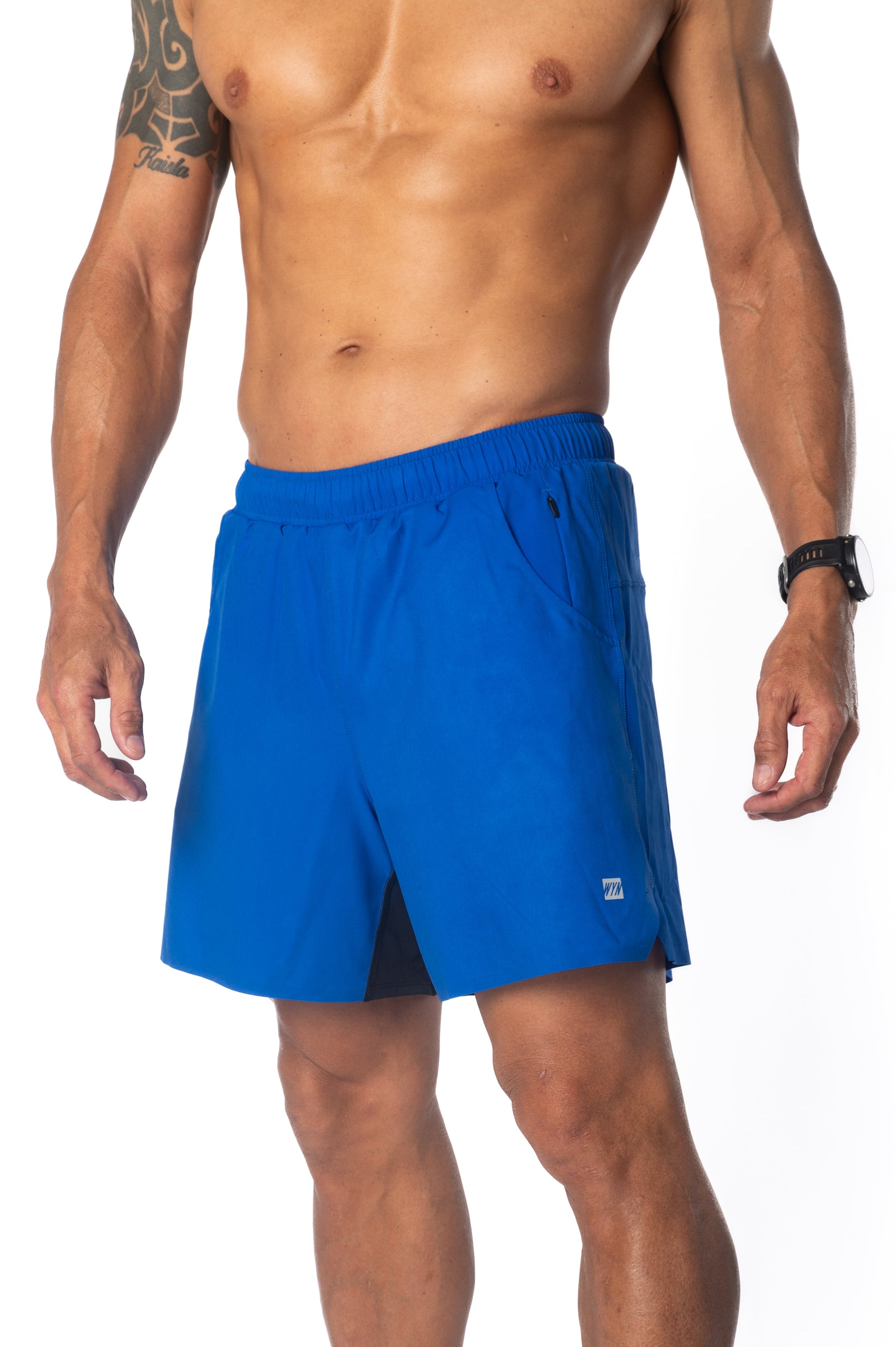 Men's Hybrid Short (6")- Ultramarine