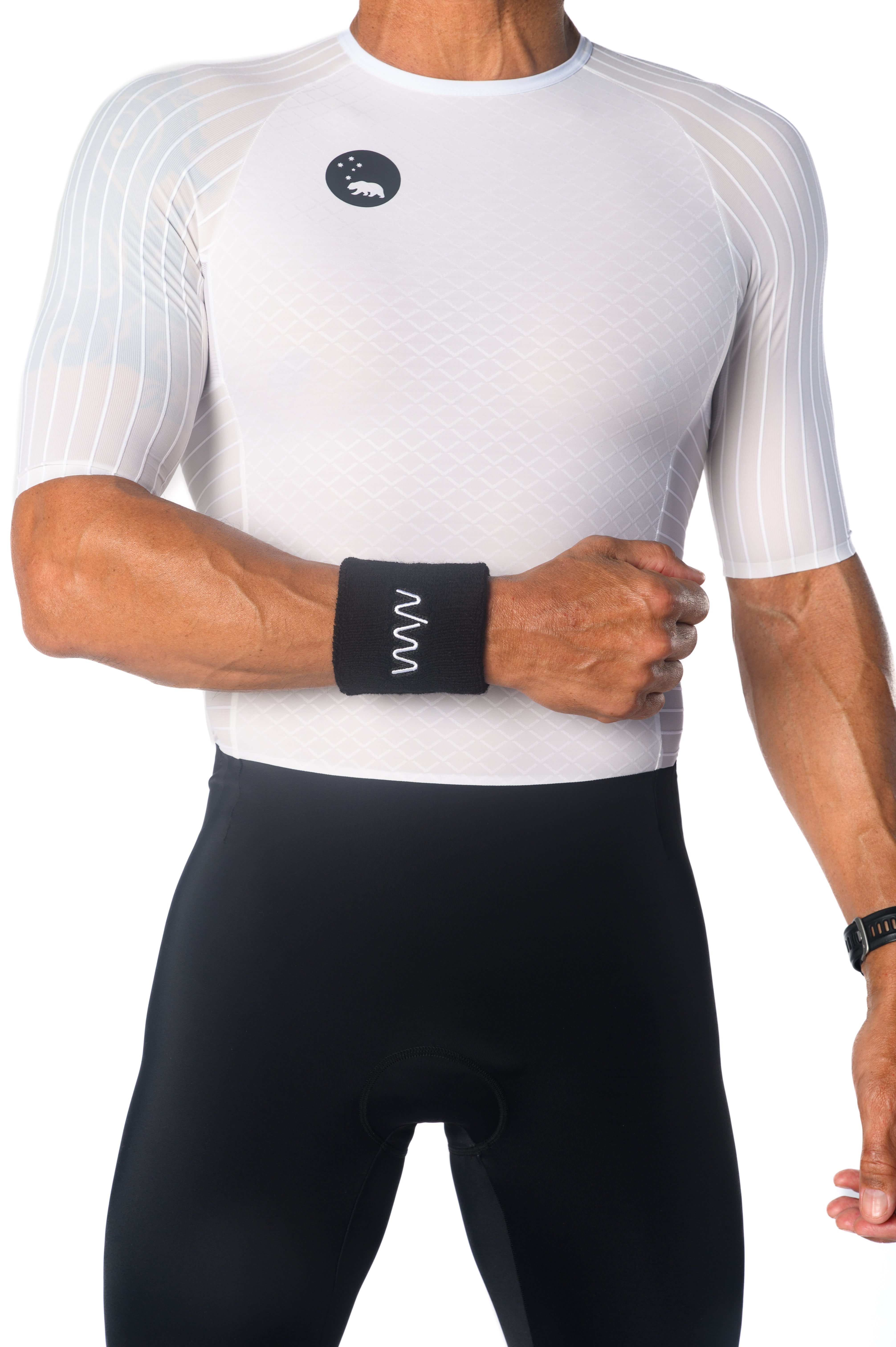 WYN Signature Sweatband Set - Black