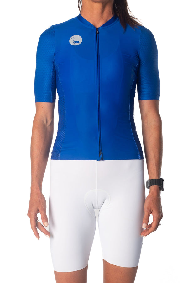Women's LUCEO Hex Racer Cycling Jersey - Ultramarine