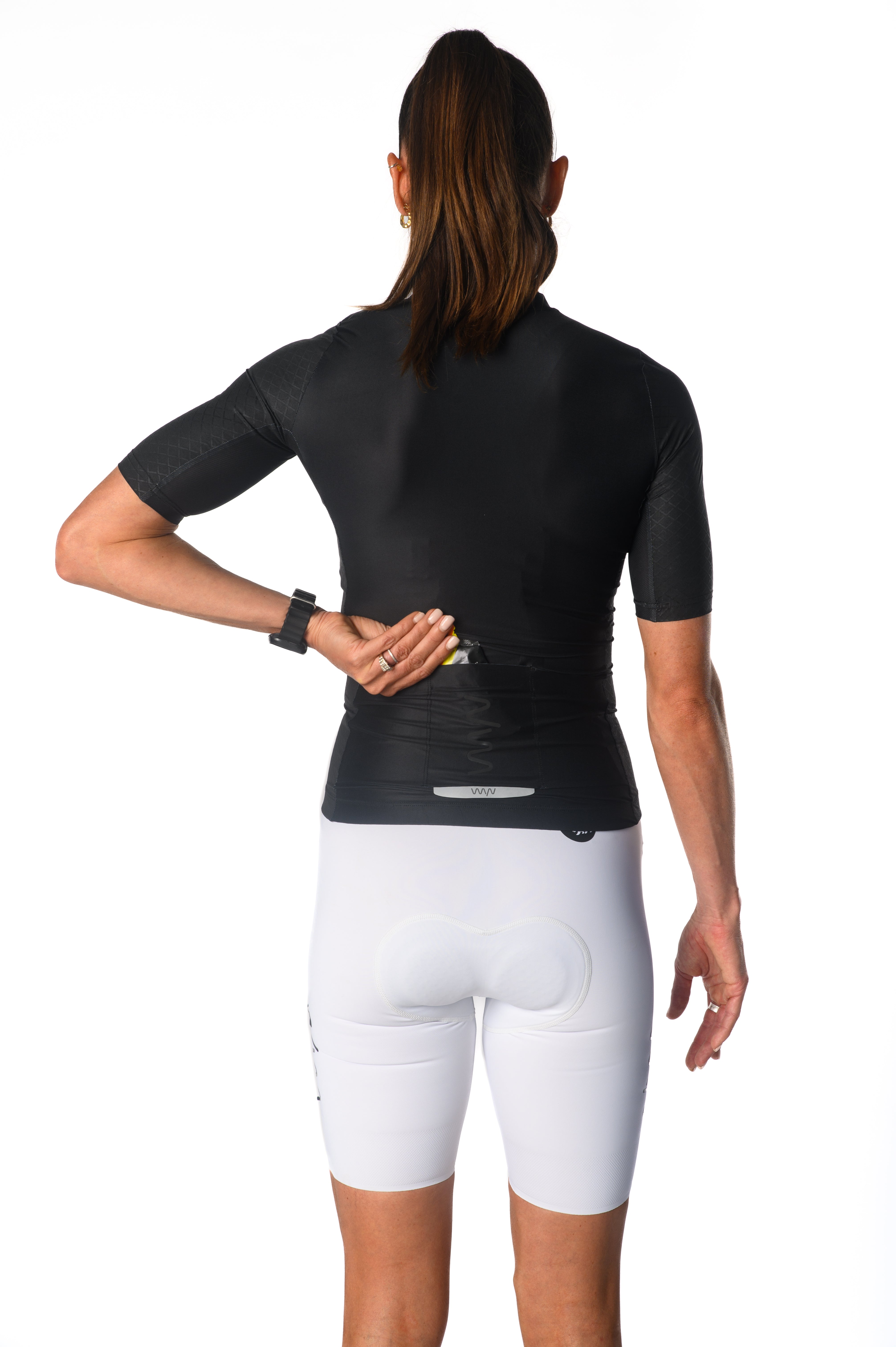 Women's LUCEO Pro Racer Cycling Jersey - Black