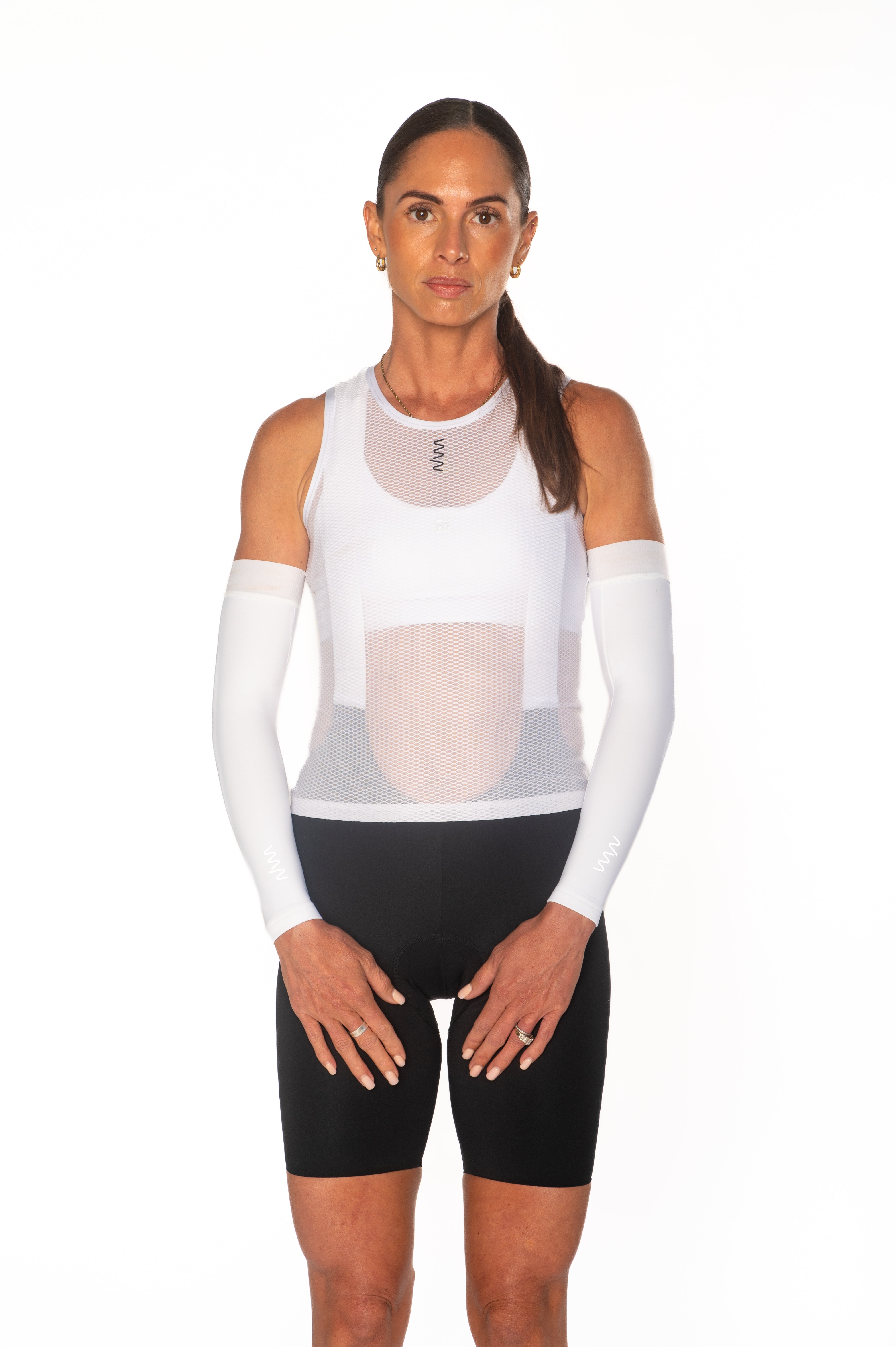 Unisex Arm Warmers - White