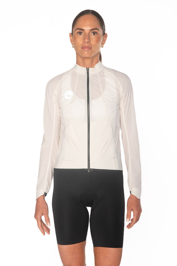 Women's AeroShield Cycling Jacket - White