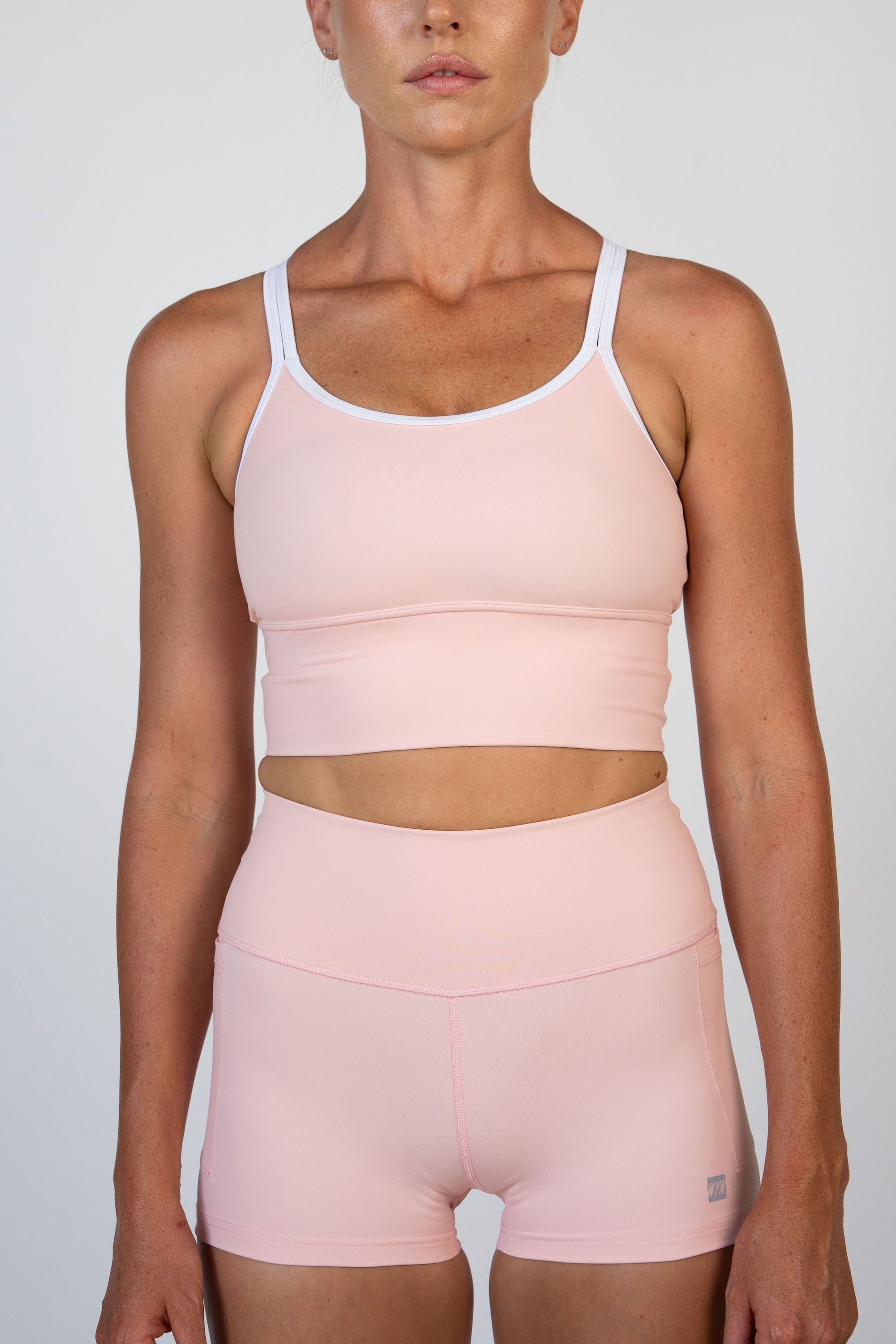 Women's On Call Crop - Petal Pink