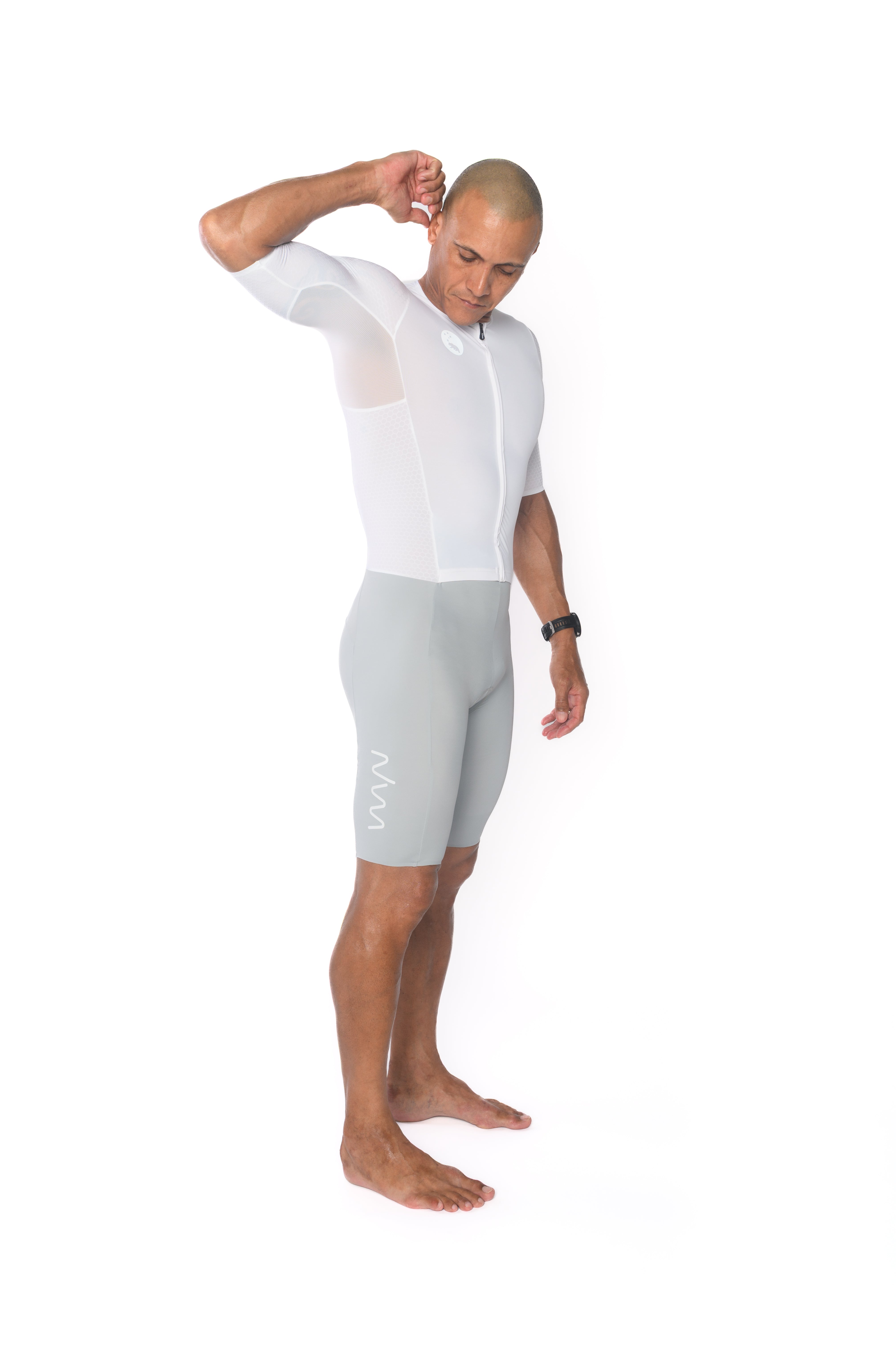 Men's LUCEO+ Aero Tri Suit - White/Platinum