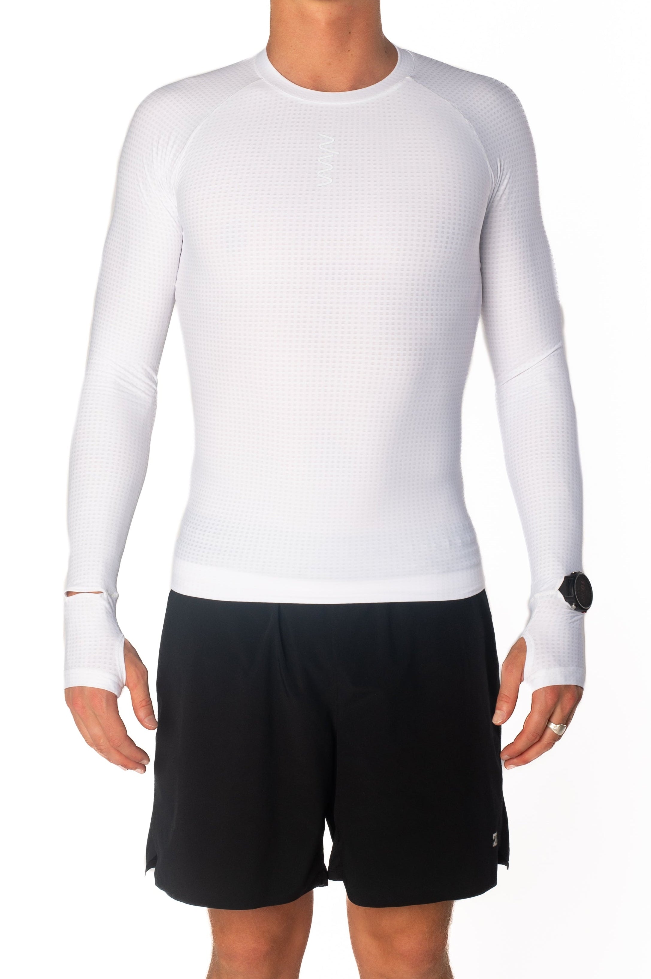 Men's Multi-Sport Base Layer - White