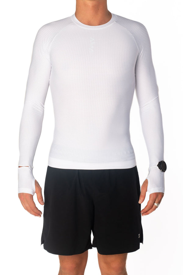 Men's Multi-Sport Base Layer - White