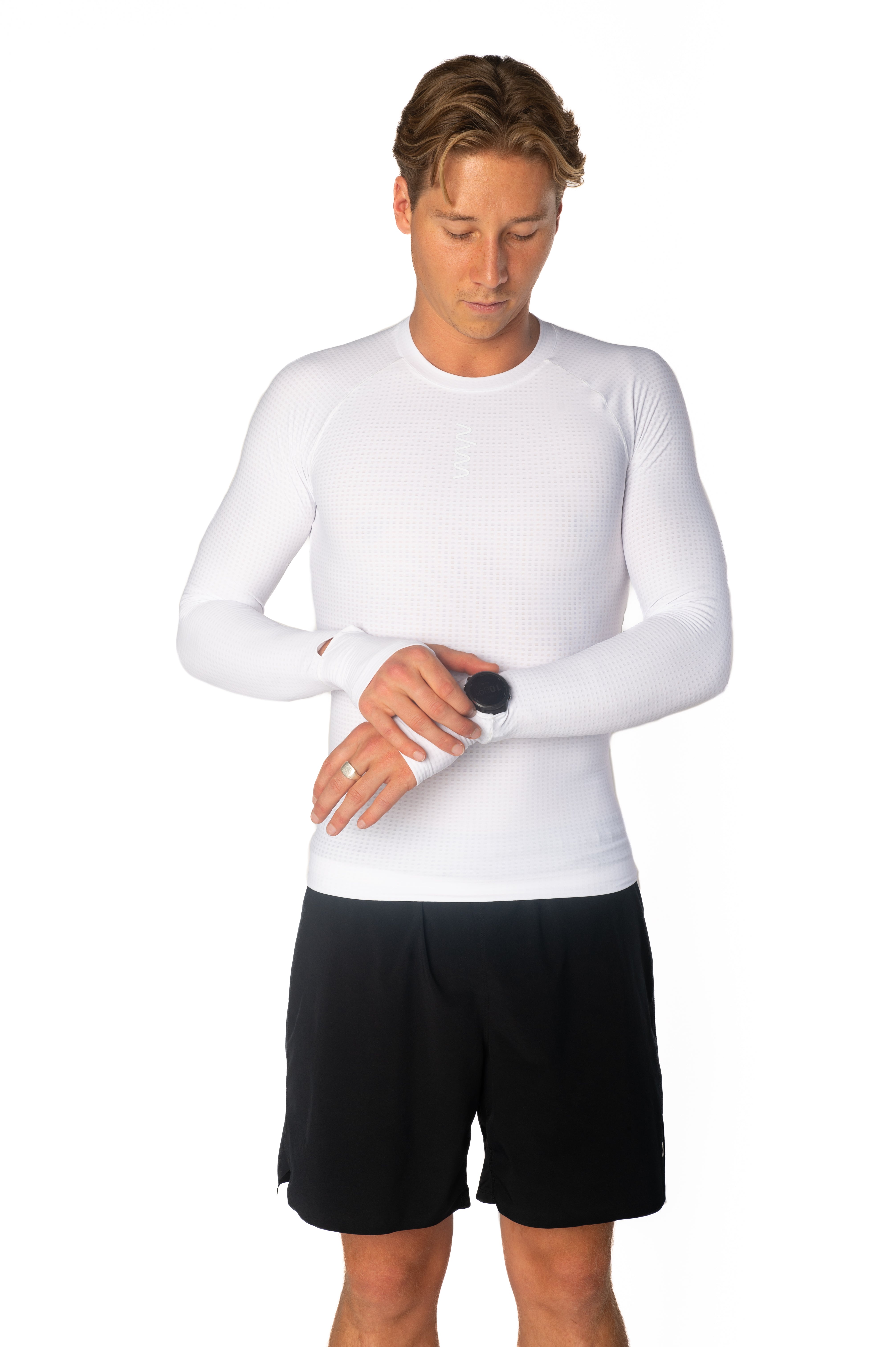 Men's Multi-Sport Base Layer - White