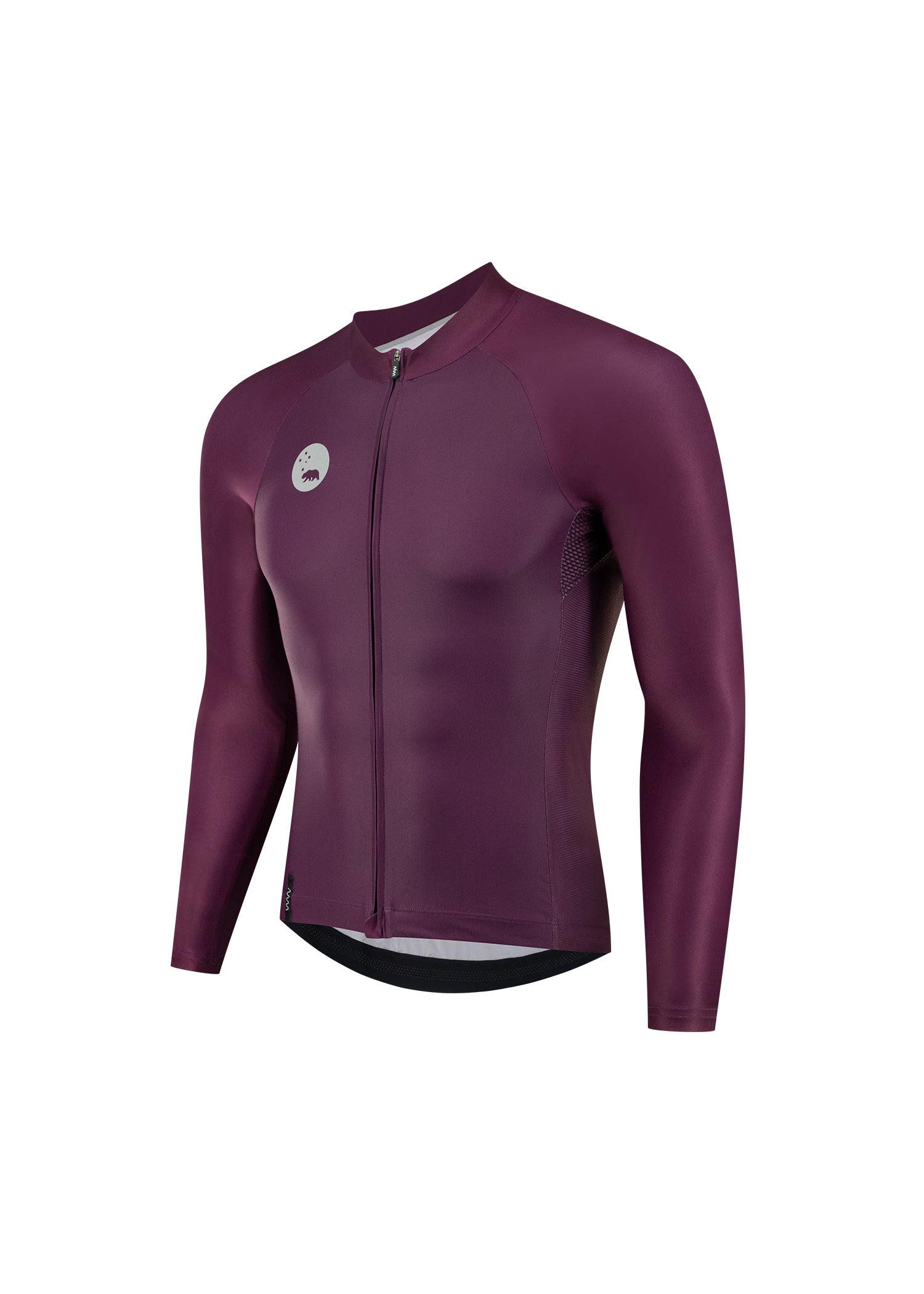 Men's Lightweight Long Sleeve Cycling Jersey - Tyrian