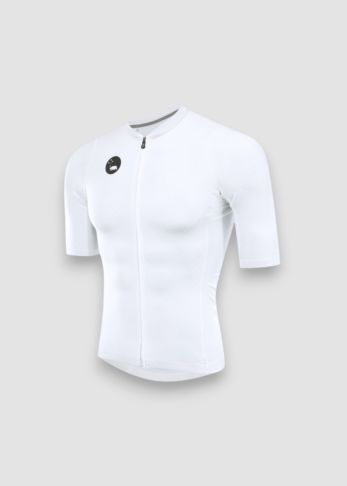 Men's LUCEO Pro Racer Cycling Jersey - White
