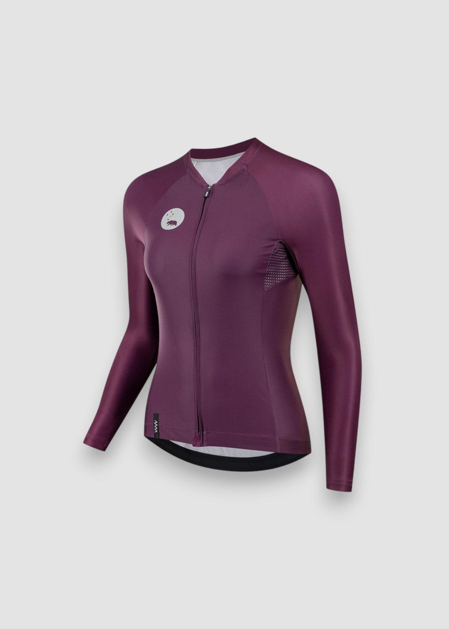 Women's Lightweight Long Sleeve Cycling Jersey - Tyrian