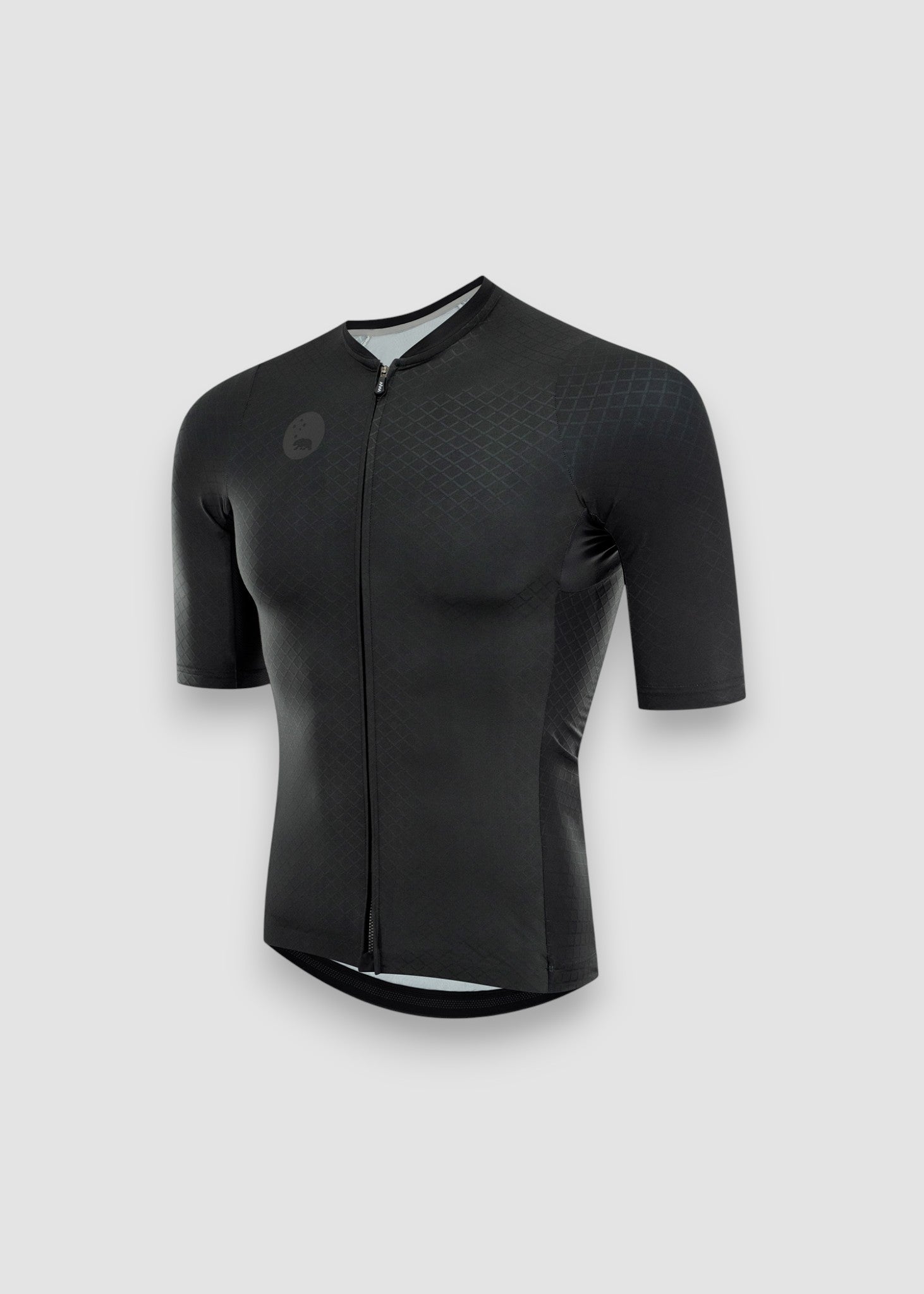 Men's LUCEO Pro Racer Cycling Jersey - Black