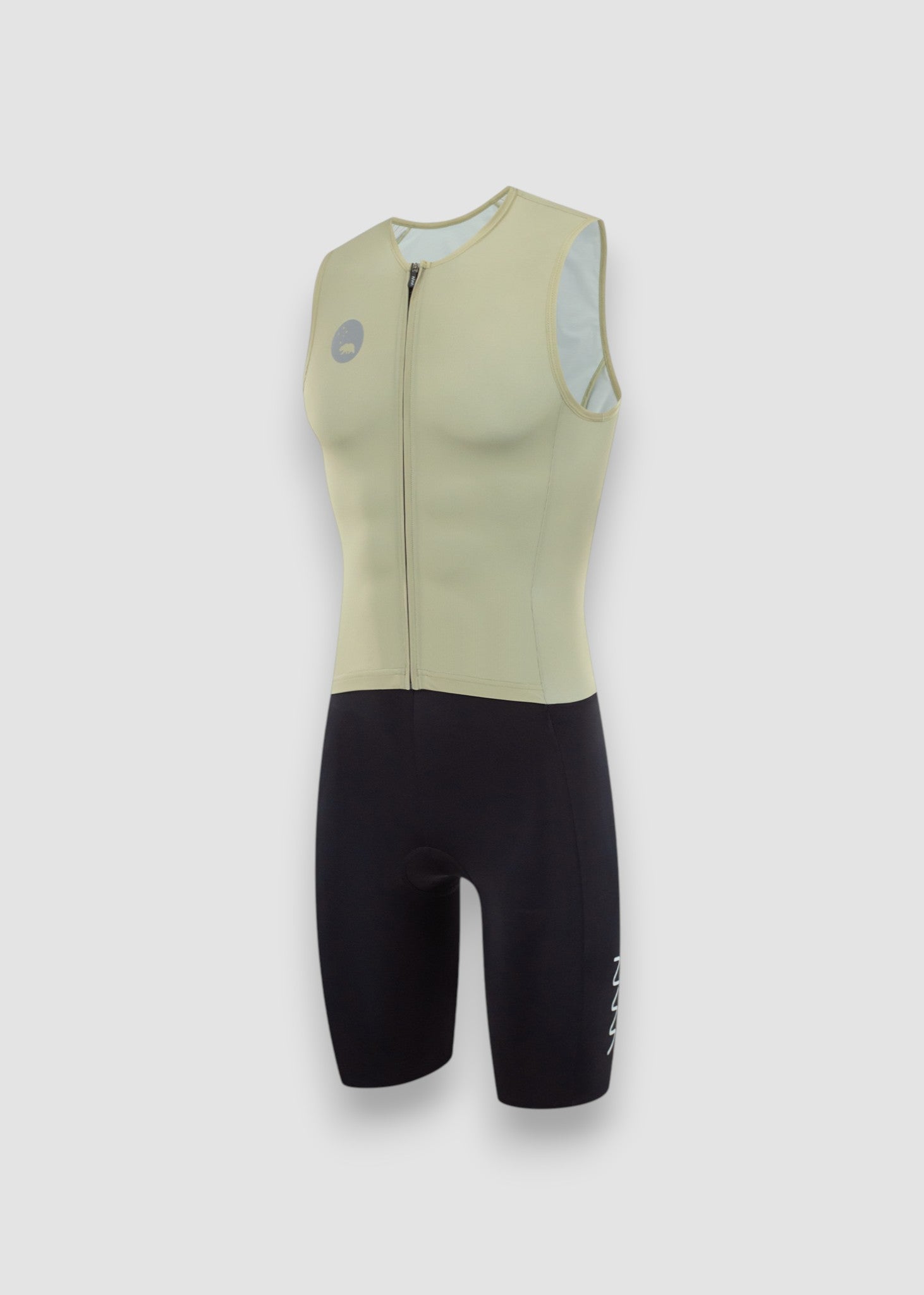 Men's Velocity Sleeveless Tri Suit - Khaki