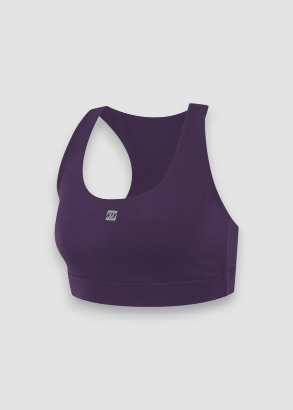 Women's Stash Racerback Bra - Plum