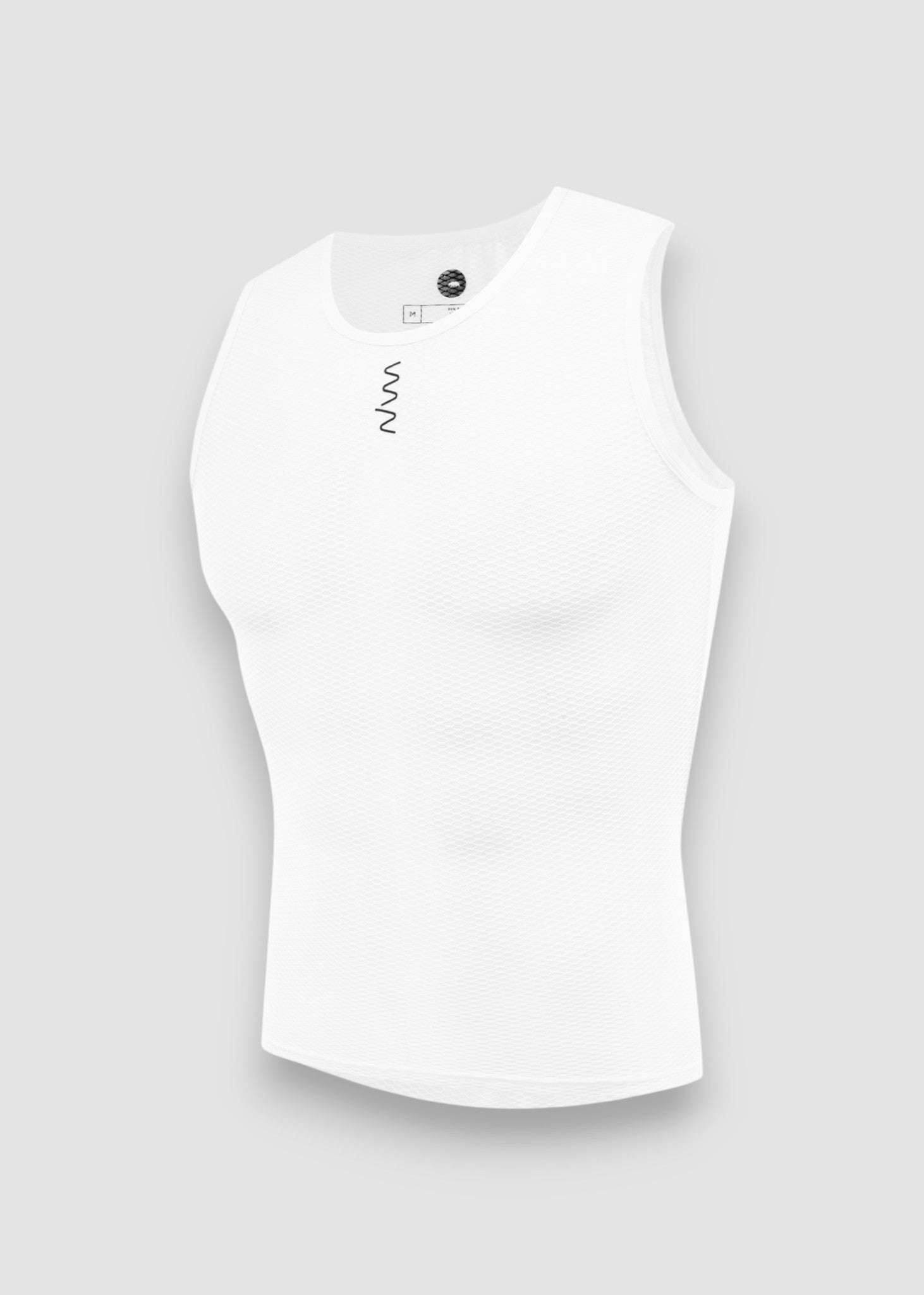Men's Sleeveless Base Layer Evo - White