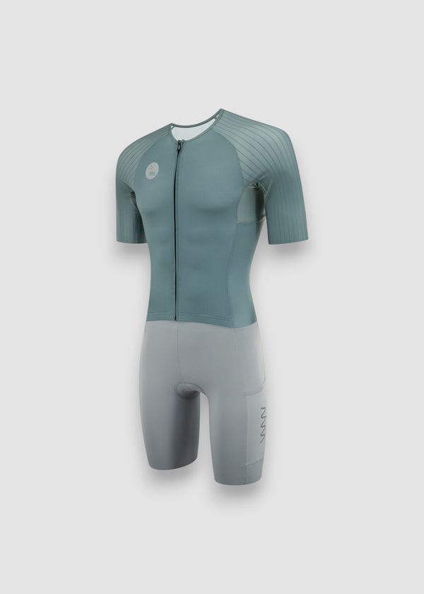 Men's Hi Velocity X Tri Suit - Blue Sage/Platinum