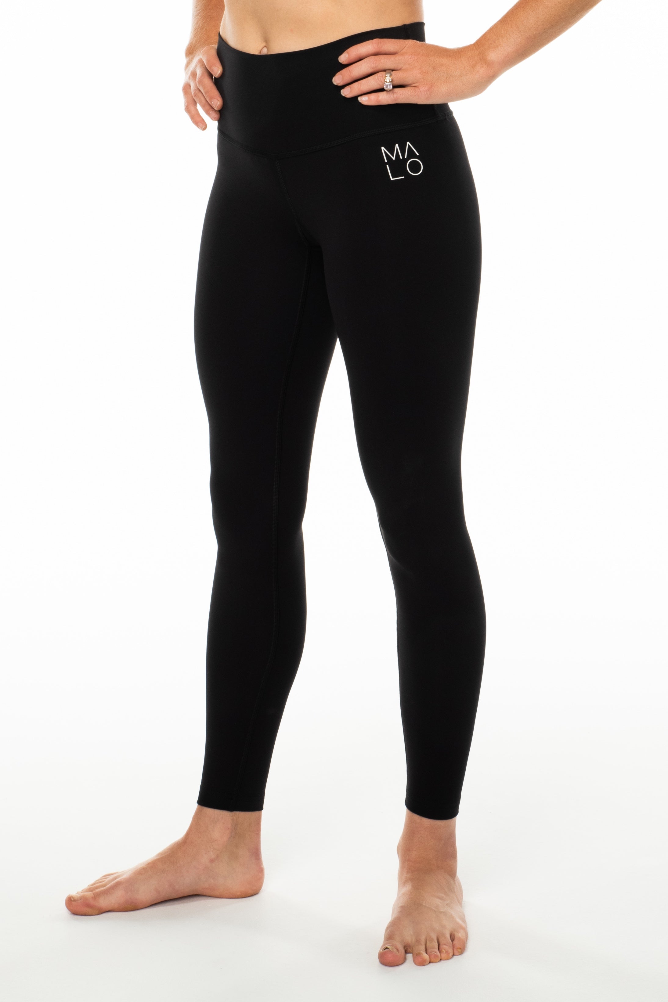 Black Hi Rise Luxe Leggings. Black high-waisted leggings. Athleisure leggings.