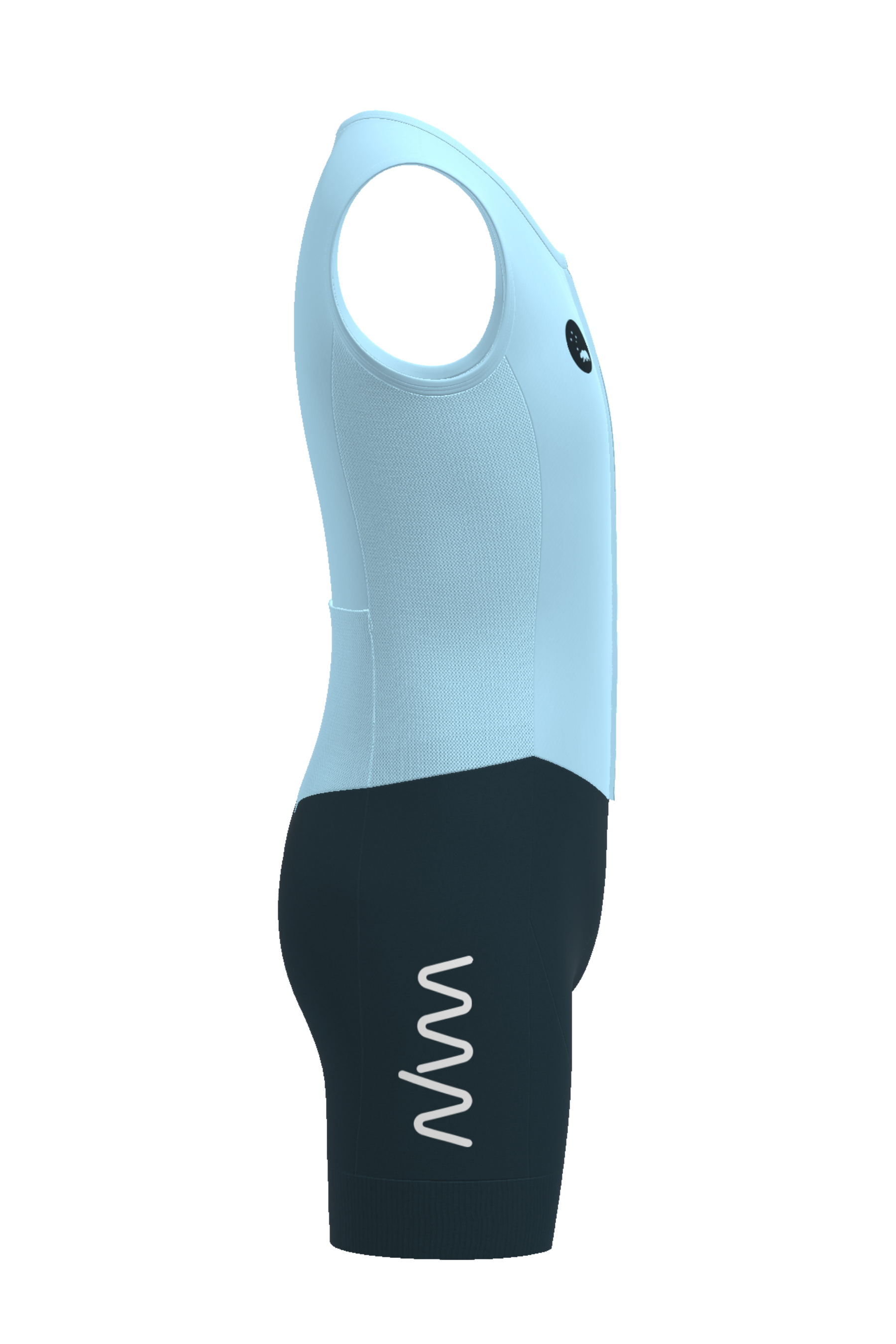 Unisex Youth Triathlon Suit - Sky Blue