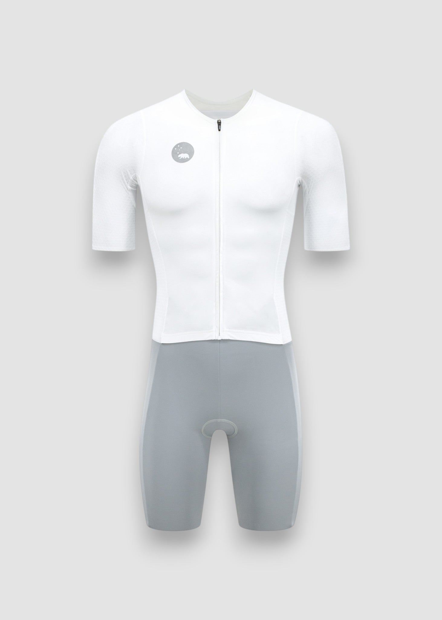 Performance トライスーツ　UNISON WHITE Men's LUCEO+ Aero Tri Suit - White/Platinum