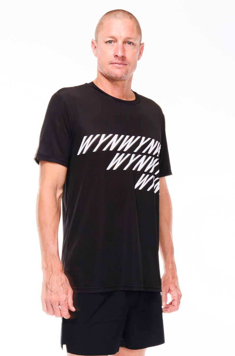 WYN by MALO Men's fly tee - black