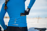 women's thermal cycling jacket - electric blue