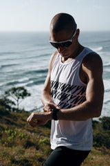 WYN by MALO Men's fly tank - white