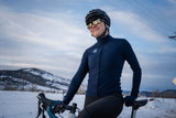 Women's Italian Thermal Cycling Jacket - Deep Navy
