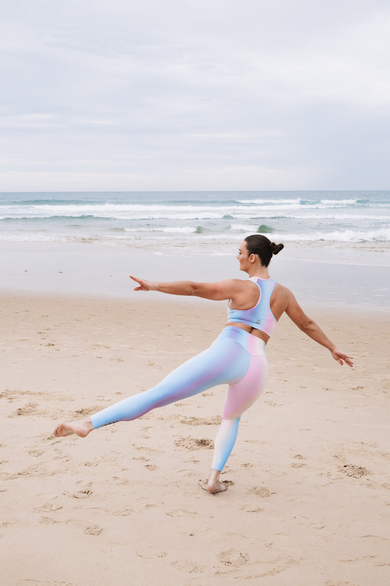 WYN by MALO flow and go 7/8 tights - prism