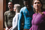 men's lightweight long sleeve cycling jersey - jade