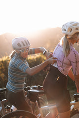 women's ROAM cycling bib shorts - mulberry