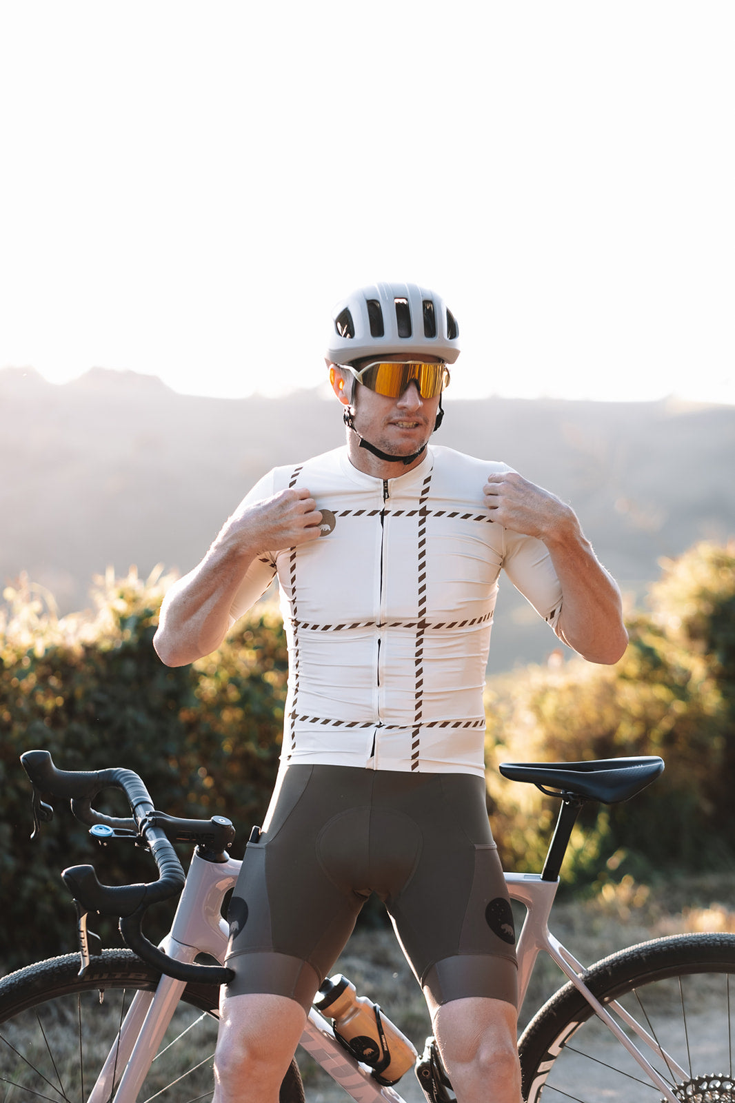 men's ROAM cycling bib shorts  - olive