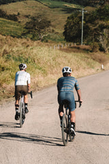 men's ROAM premium cycling jersey -  alt stripe blue