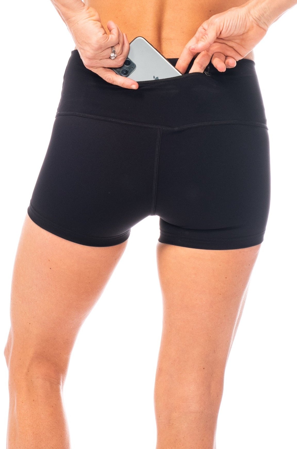 WYN by MALO PR shorts 2.0 - black (with side pockets)