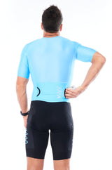 men's hi velocity X triathlon suit - sky blue