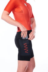 women's hi velocity X triathlon suit - flame