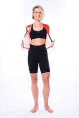 women's hi velocity X triathlon suit - flame