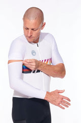 Unisex aero sun sleeves - white