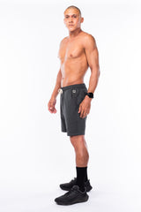 WYN by MALO men's limitless jogger short - slate heather
