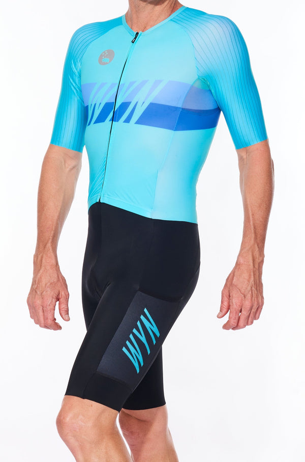 men's MANA hi velocity X triathlon suit - makai